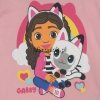 T-shirt Koci Domek Gabi z kotkiem różowy